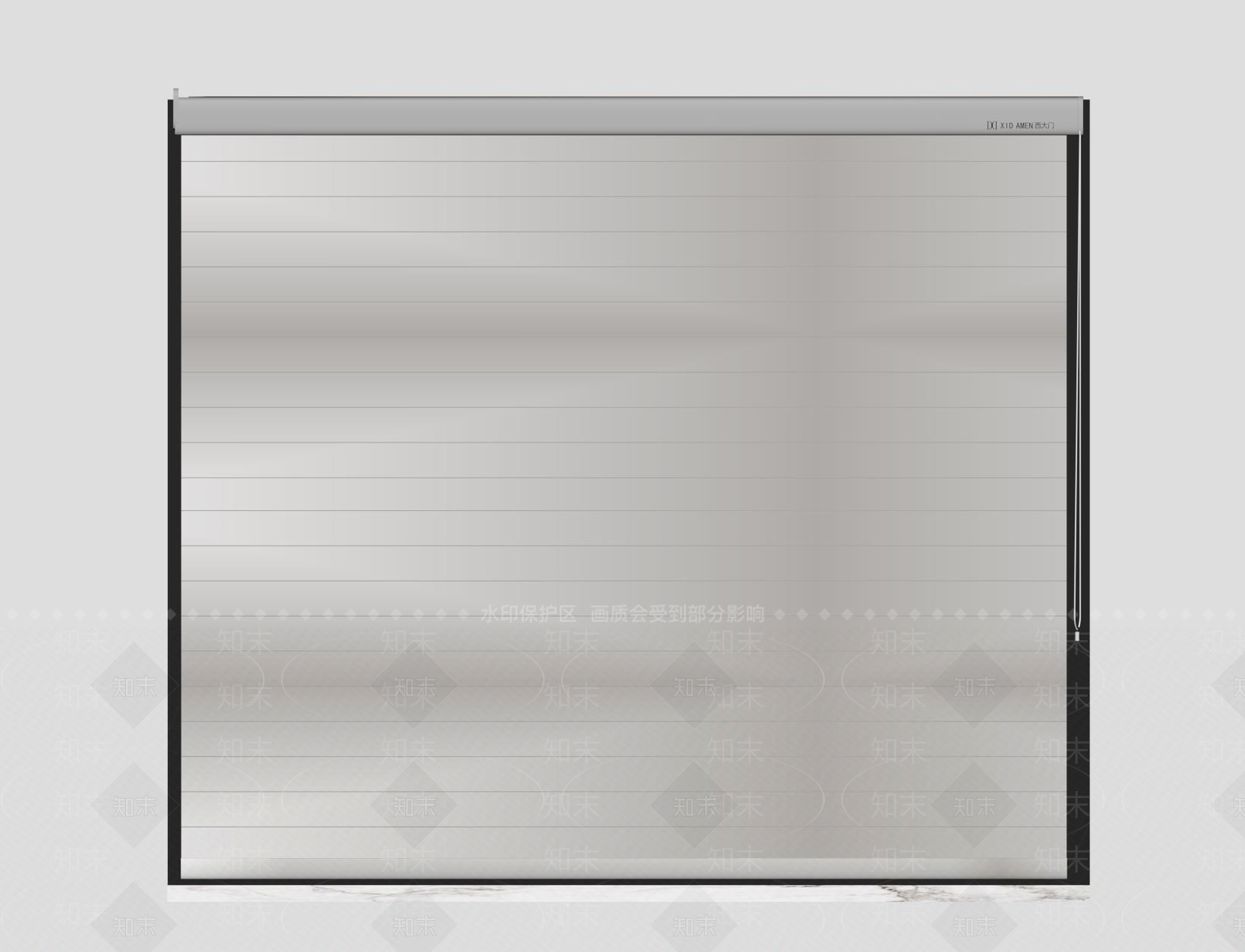 现代简约窗帘SU模型下载【ID:1200754494】