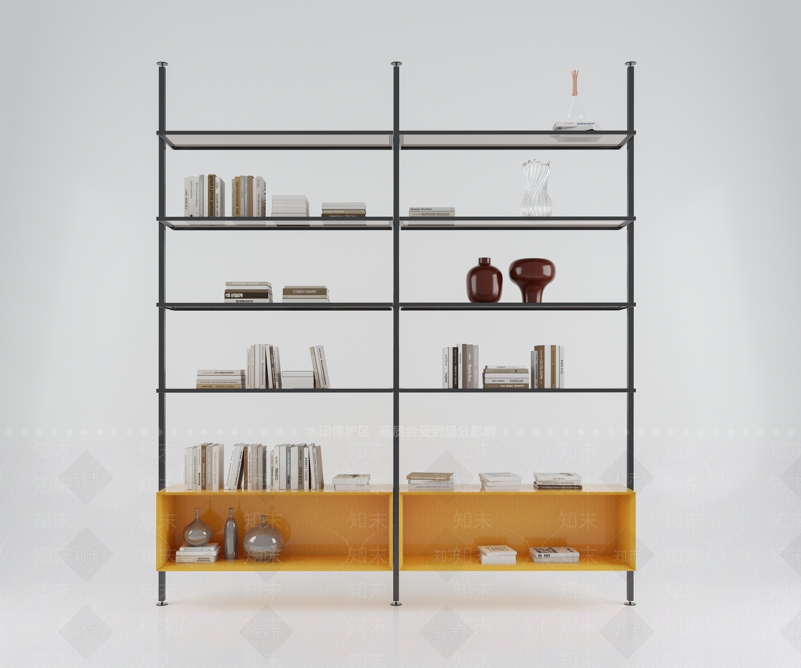 现代新中式餐边柜3D模型下载【ID:1200756107】