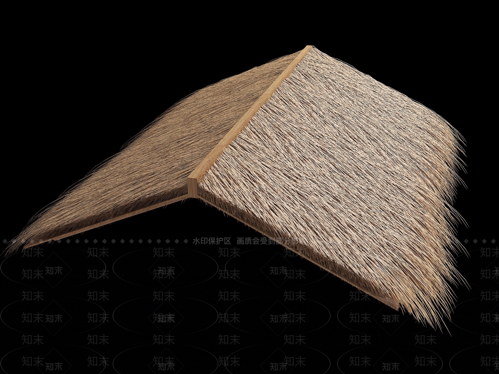 现代新中式屋檐3D模型下载【ID:1200758847】