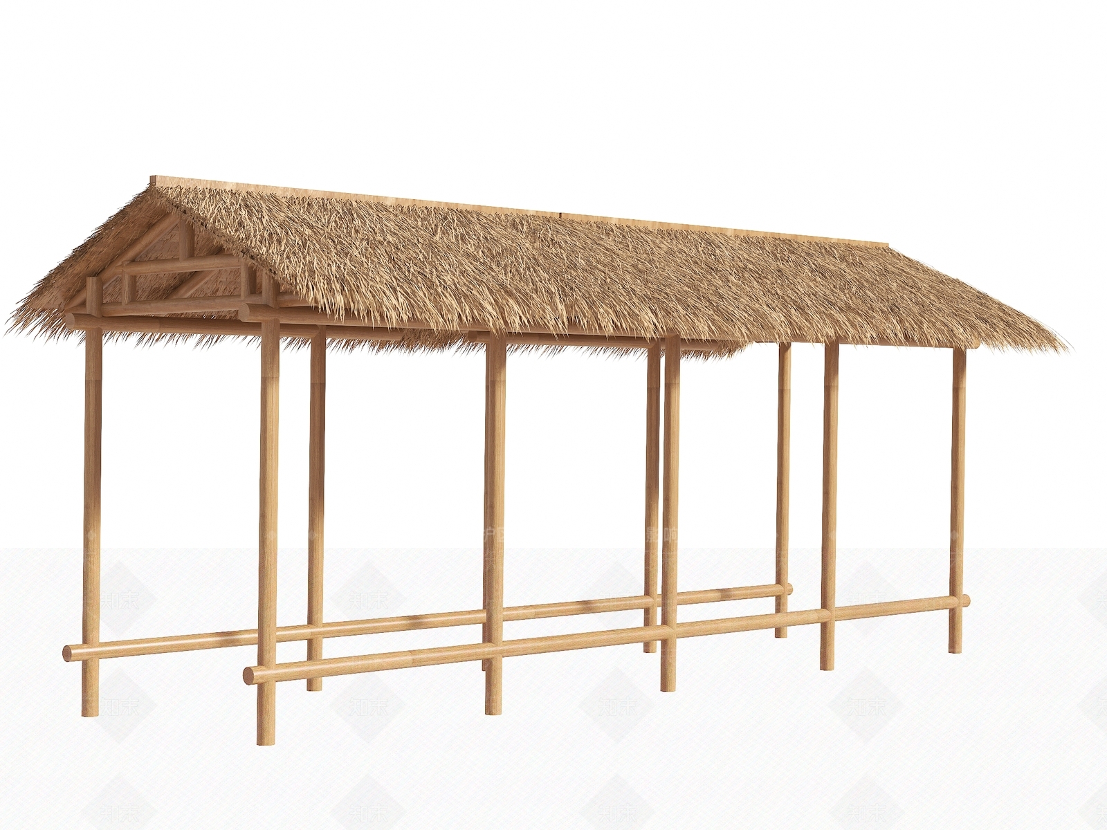 现代新中式景观亭3D模型下载【ID:1200759003】