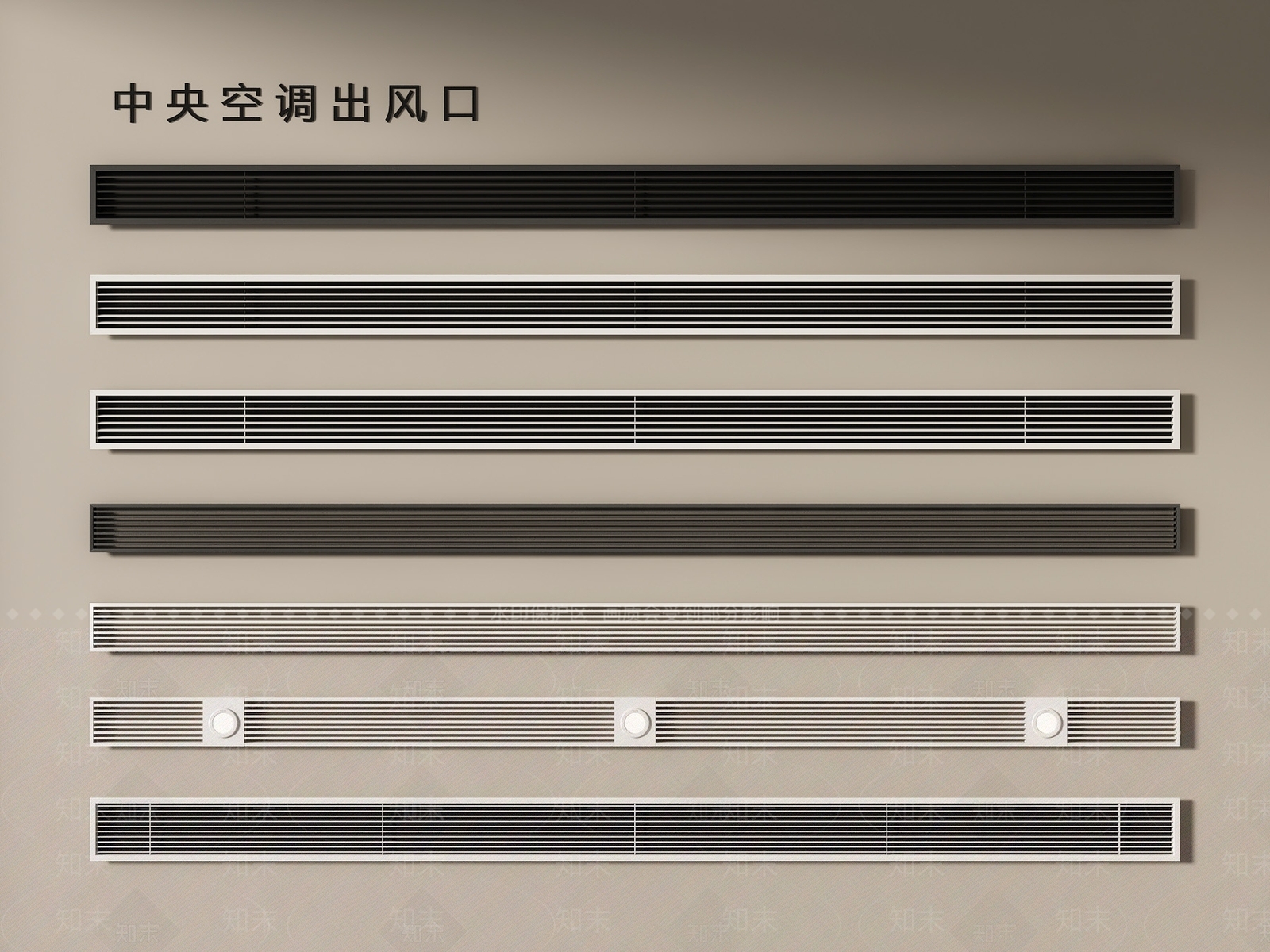 空调出风口SU模型下载【ID:1200759143】