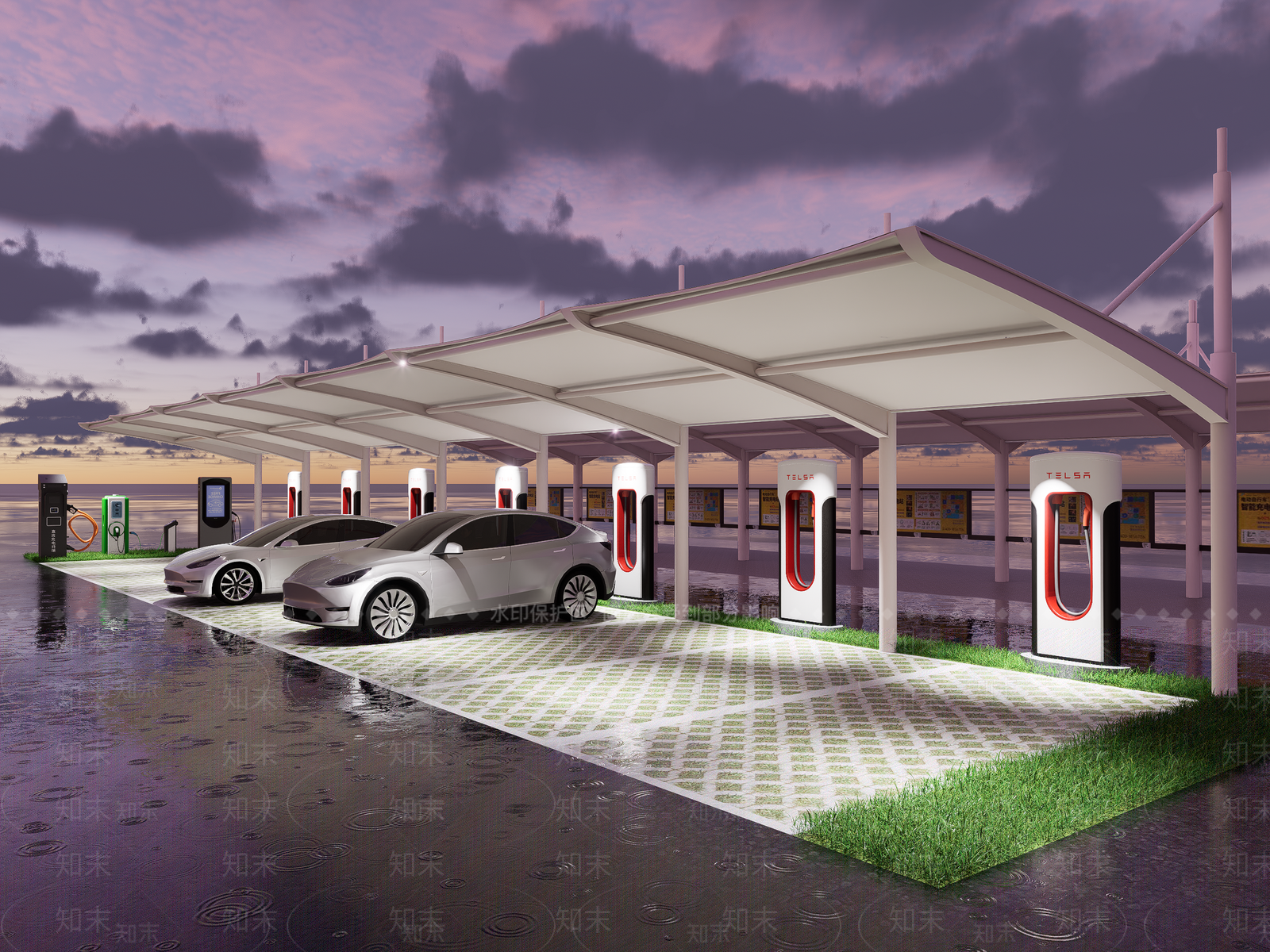 充电桩SU模型下载【ID:1200762612】