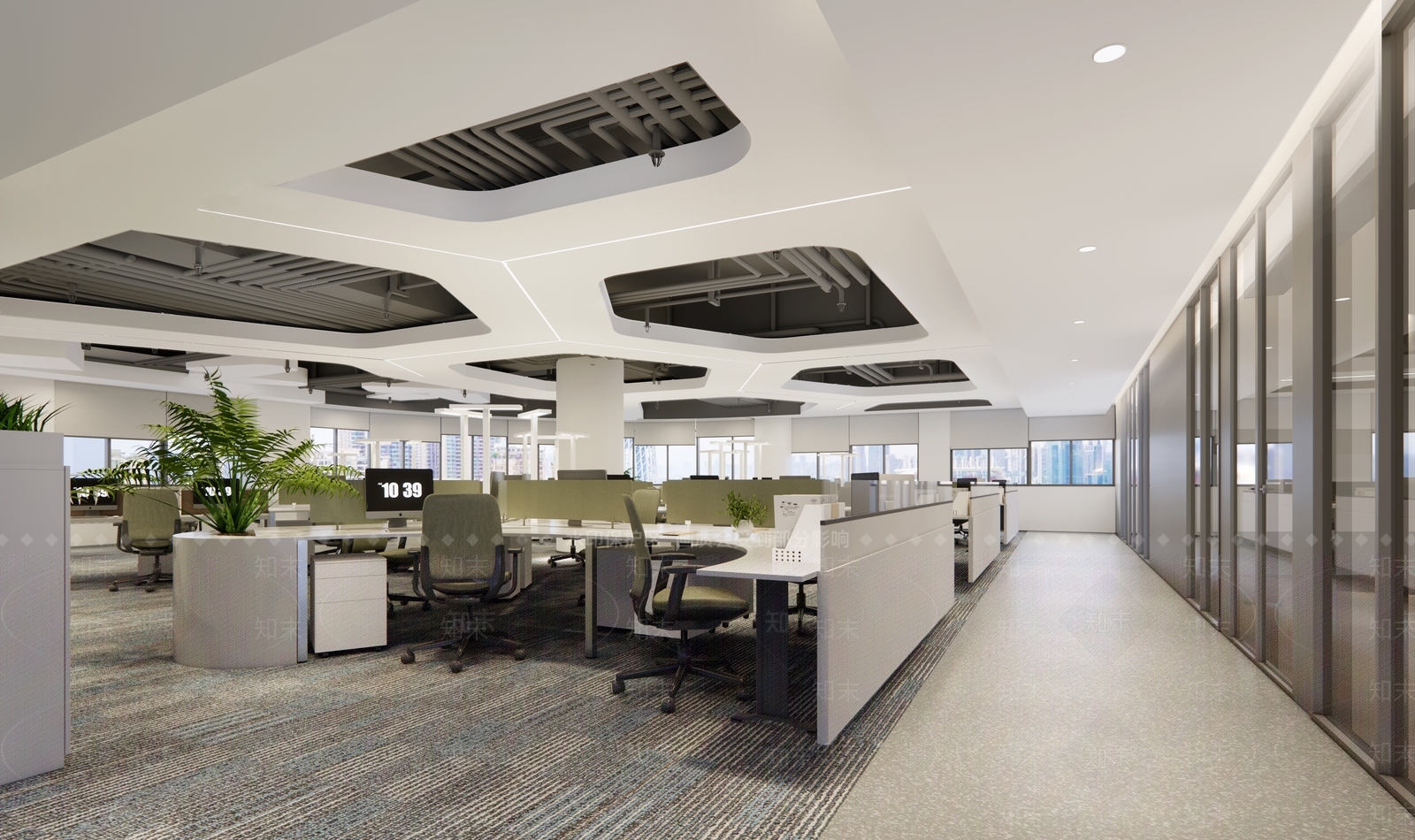 现代办公室SU模型下载【ID:1200765248】