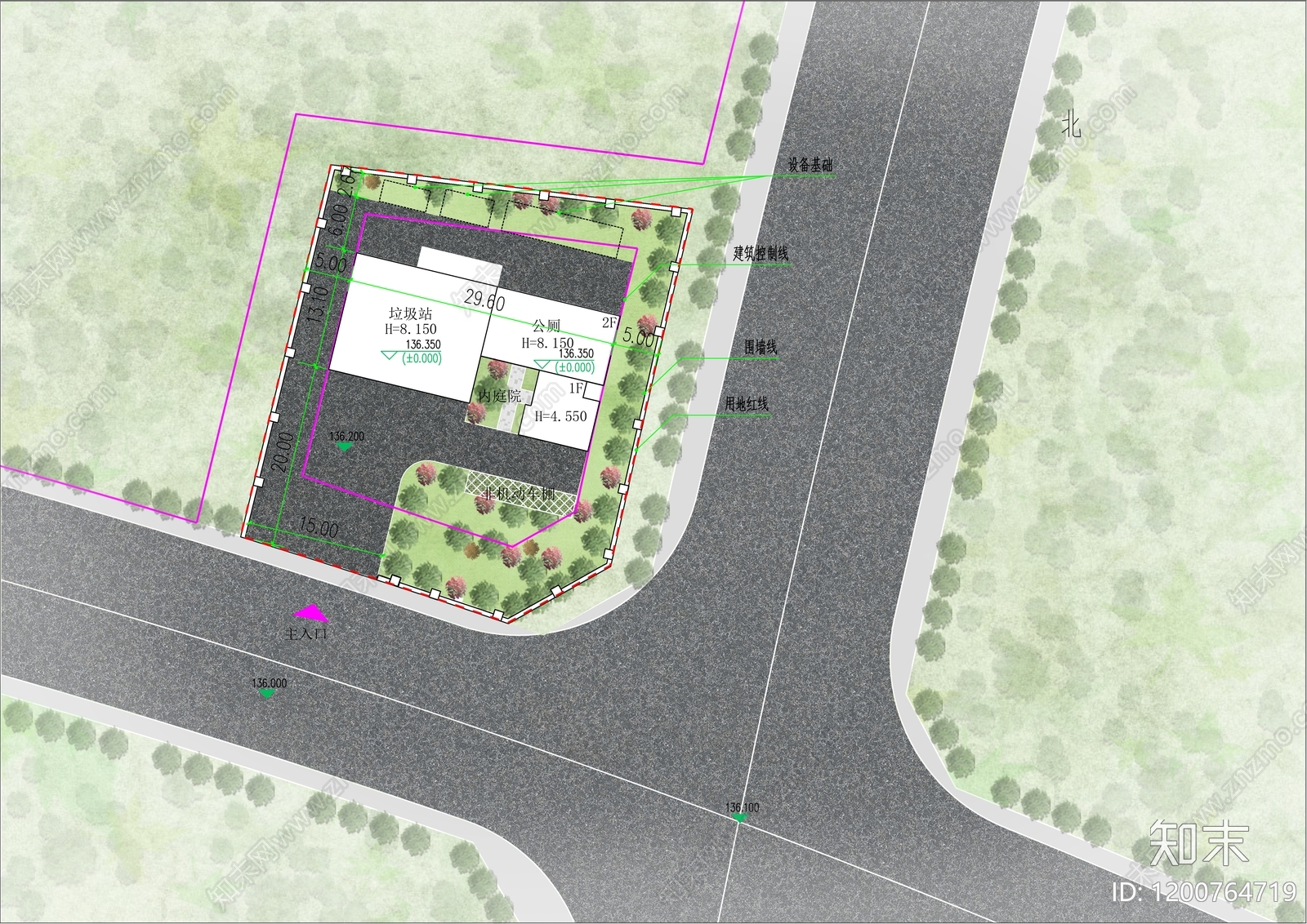 极简道路彩平图下载【ID:1200764719】