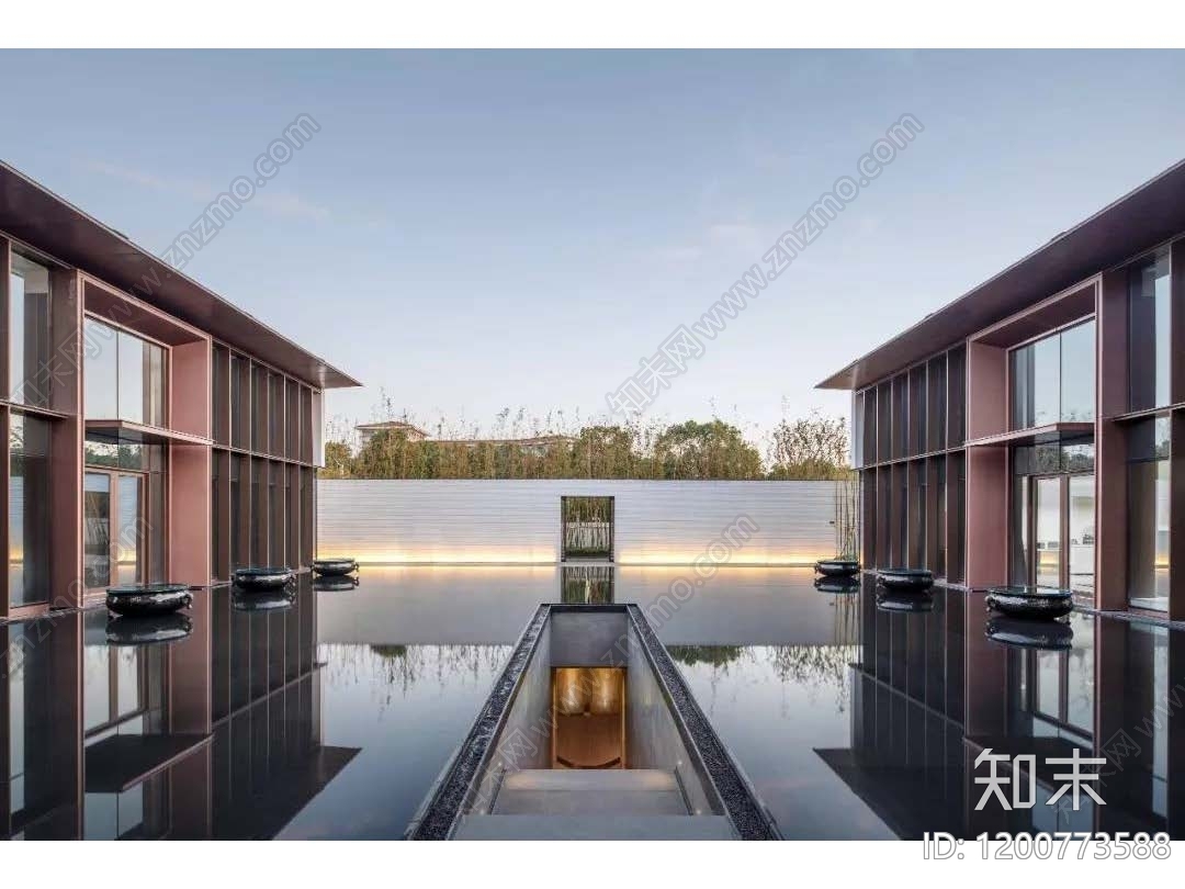 新中式示范区景观下载【ID:1200773588】