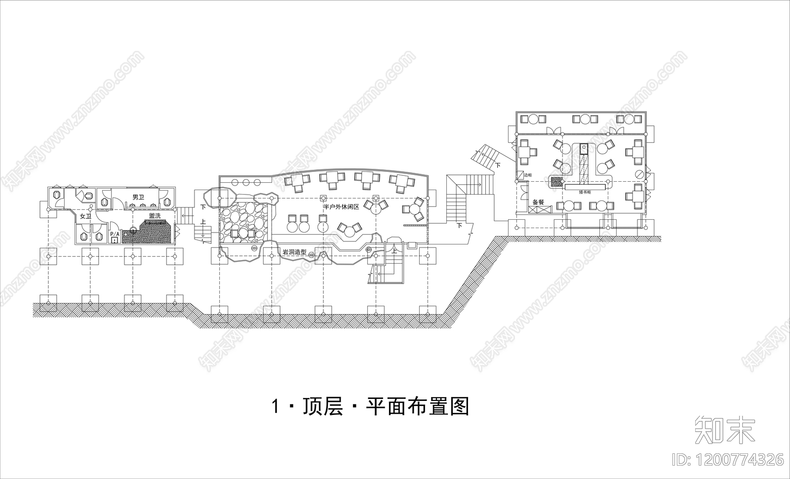 景观平面图cad施工图下载【ID:1200774326】