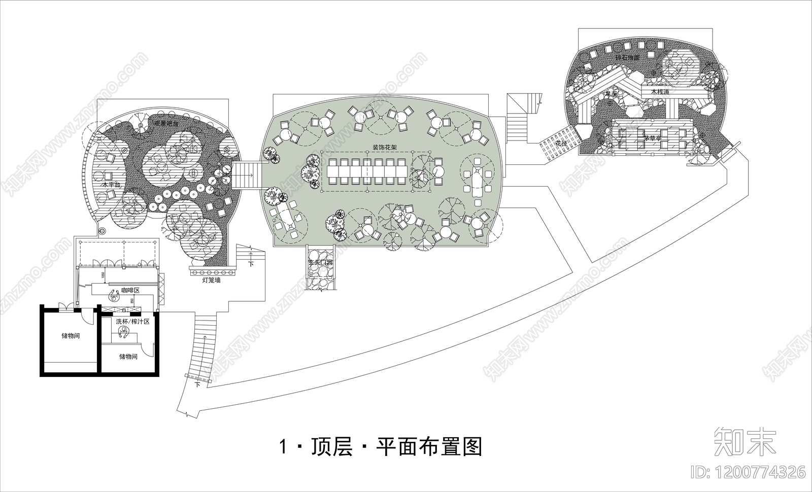 景观平面图施工图下载【ID:1200774326】