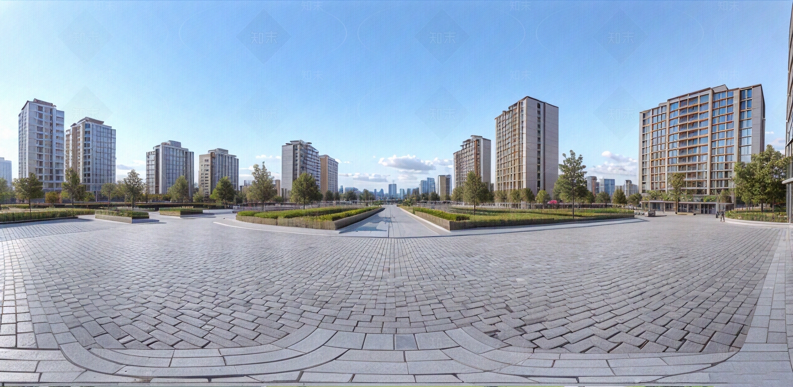 现代小区HDR贴图下载【ID:1200775840】