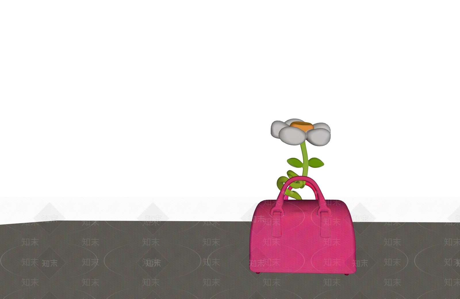 现代极简艺术装置SU模型下载【ID:1200776350】