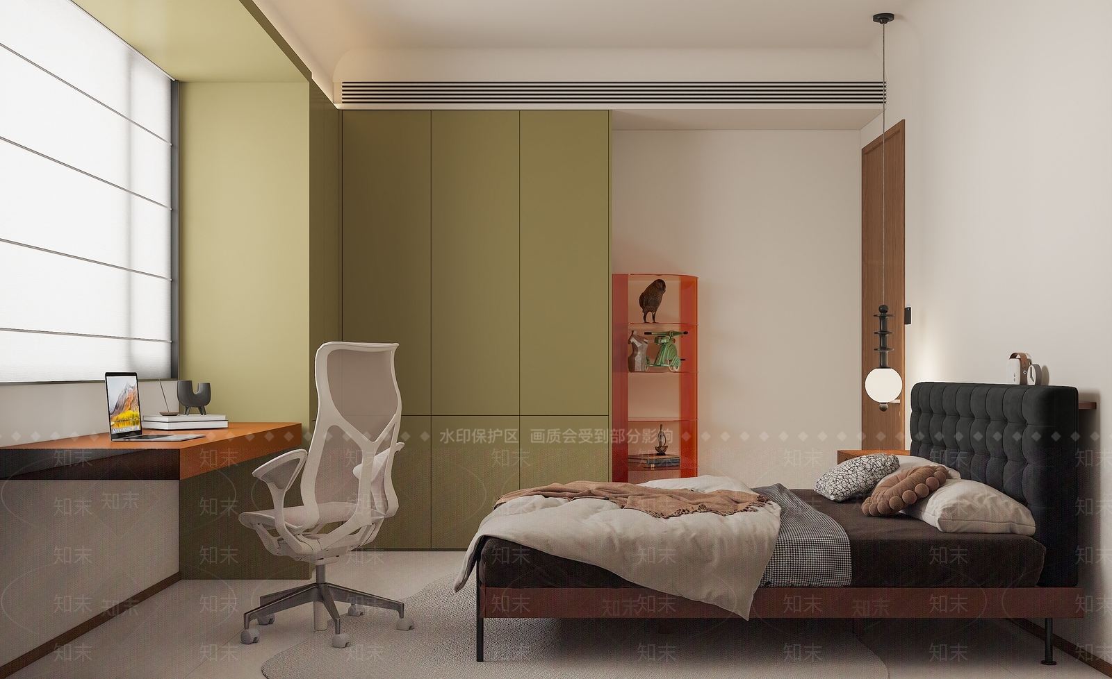 软包双人床双人床3D模型下载【ID:1227458502】