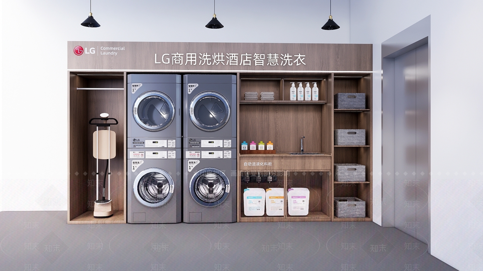 现代酒店走廊SU模型下载【ID:1200778398】