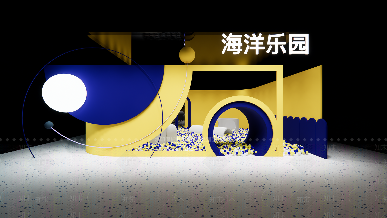 现代儿童活动空间SU模型下载【ID:1200787350】
