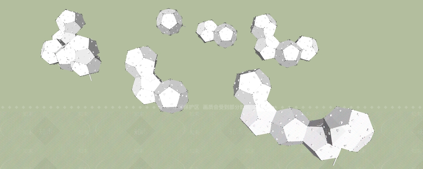 现代轻奢其他景观小品SU模型下载【ID:1200792425】