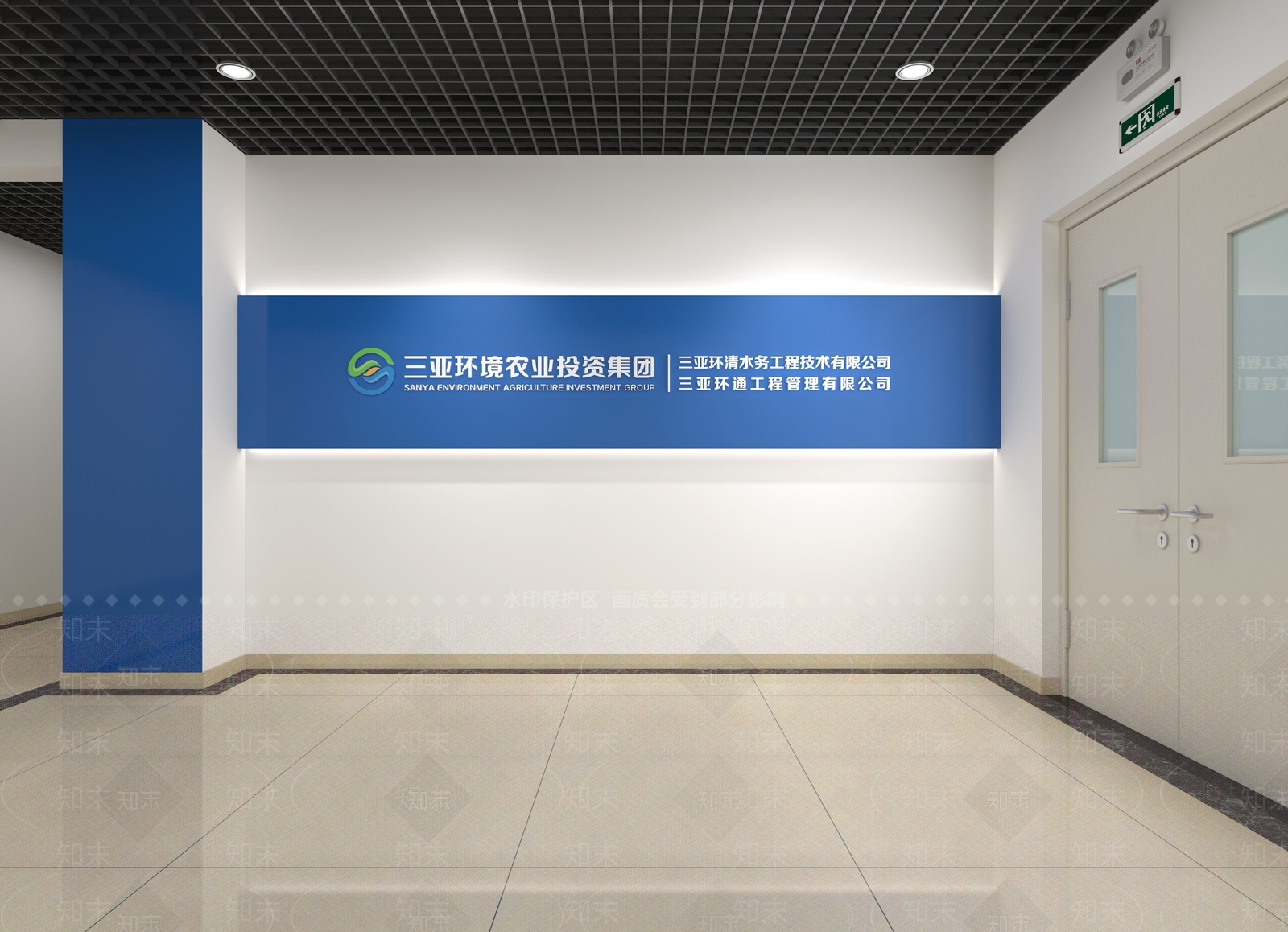 现代走廊3D模型下载【ID:1200793630】