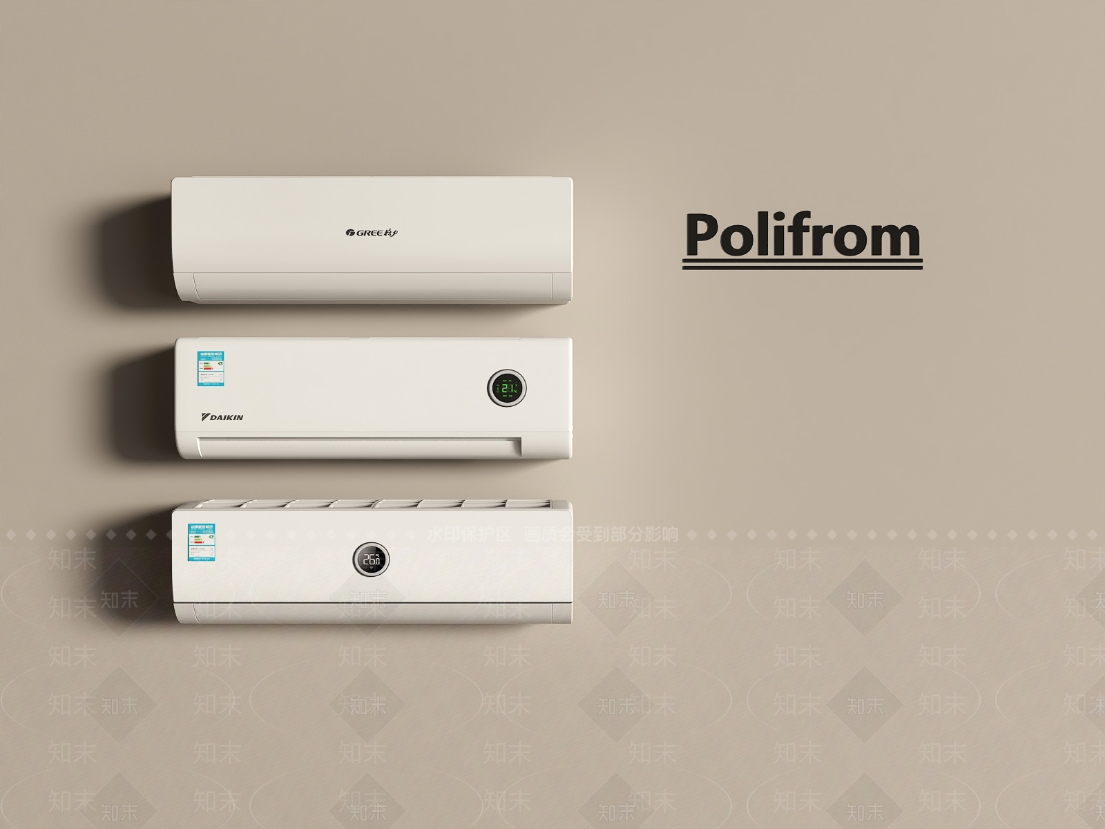 空调3D模型下载【ID:1200794113】