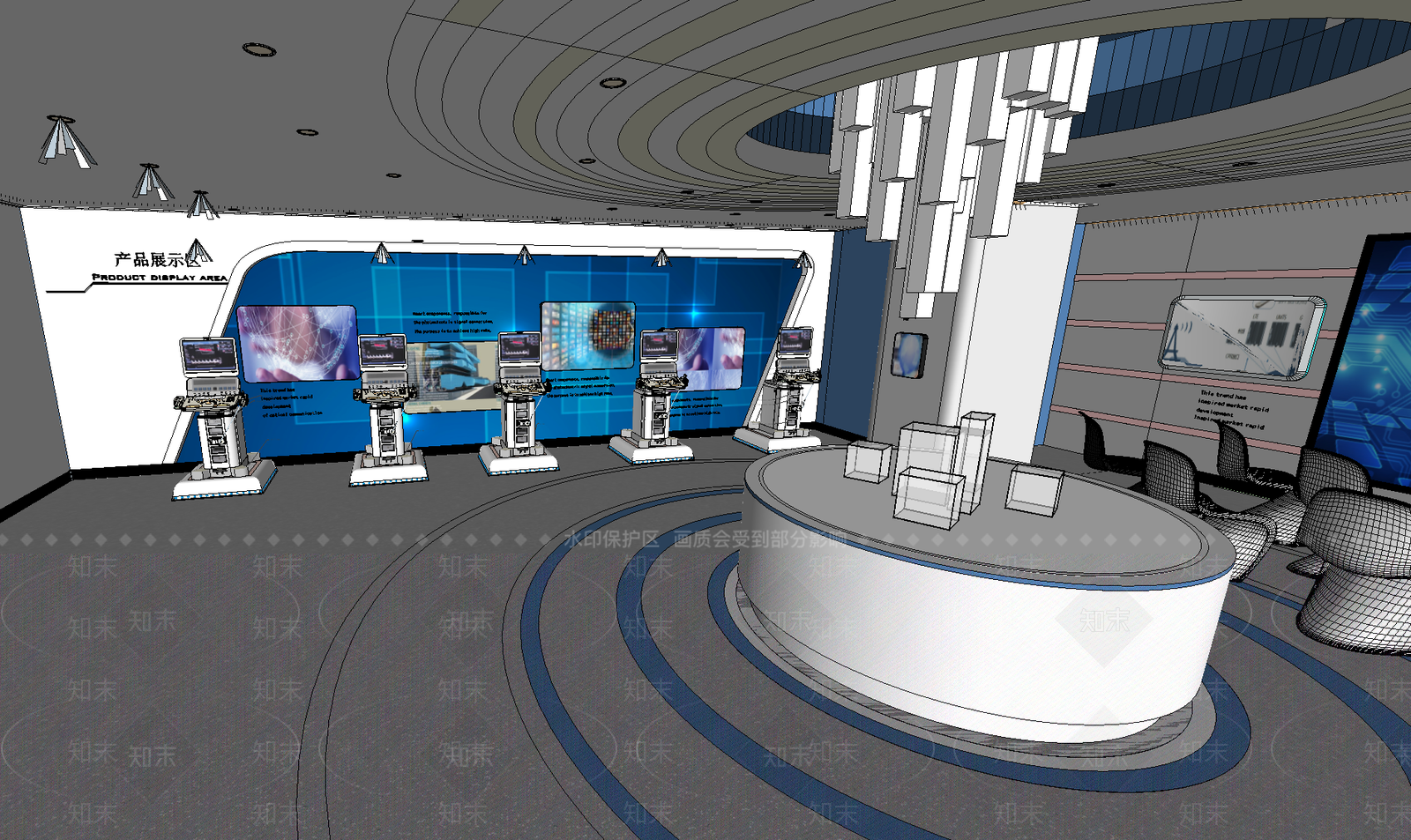 现代博物馆SU模型下载【ID:1200796050】