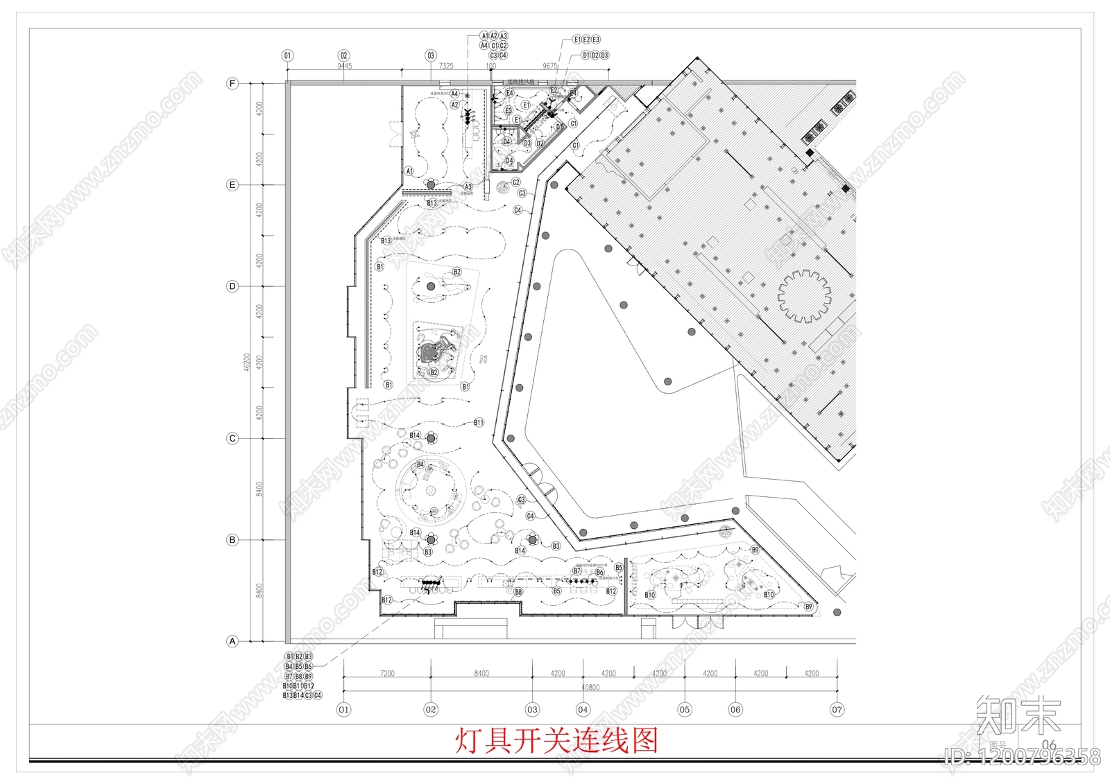 现代售楼处cad施工图下载【ID:1200796358】