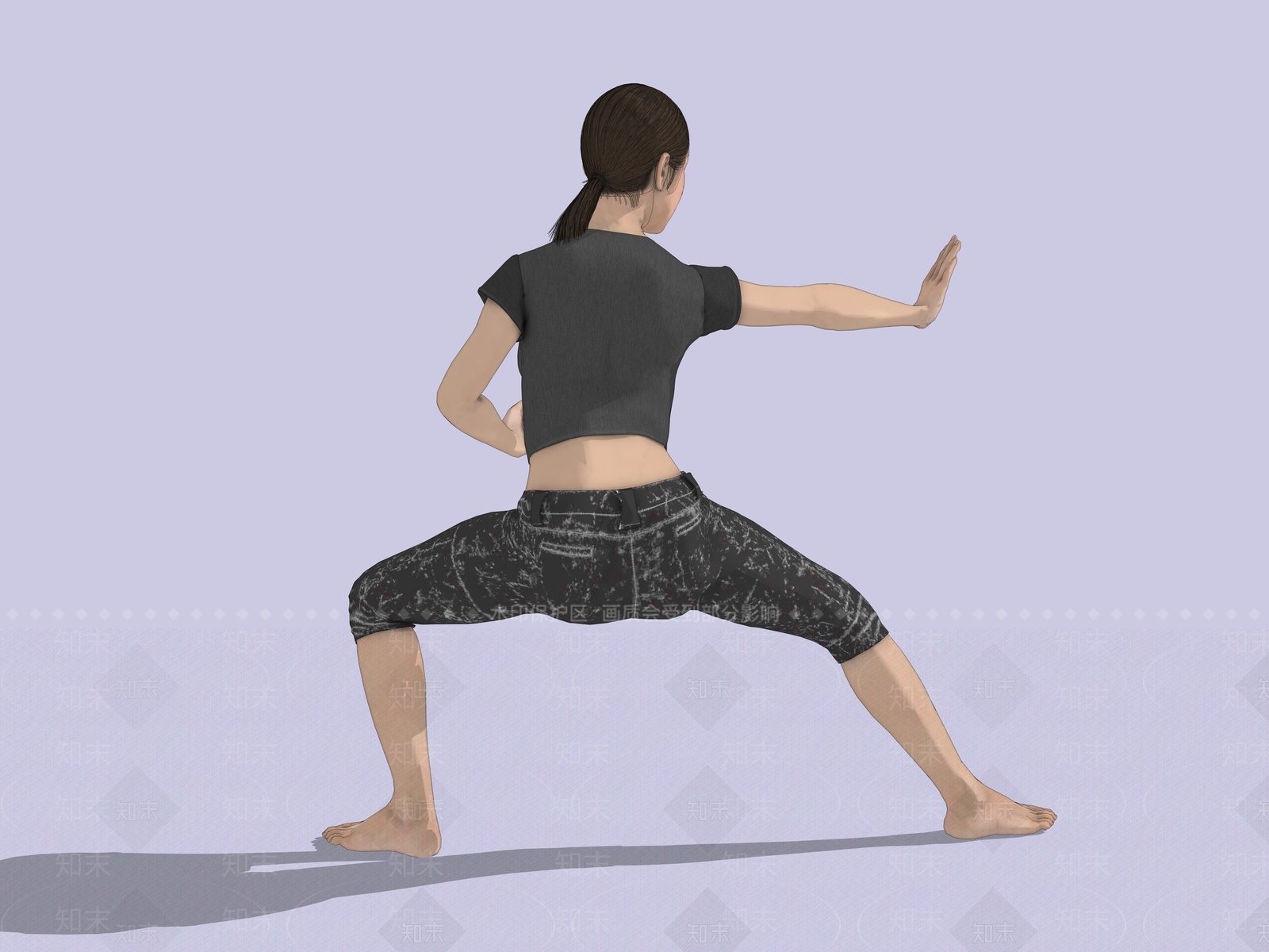 女人SU模型下载【ID:1200797229】