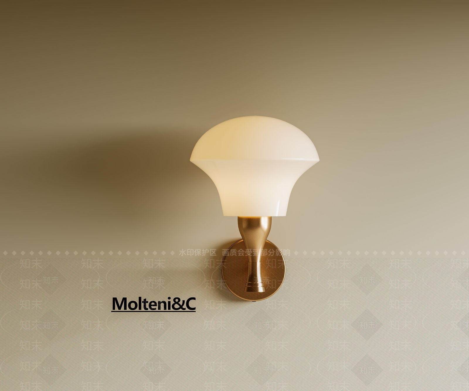 中古复古壁灯SU模型下载【ID:1200802555】