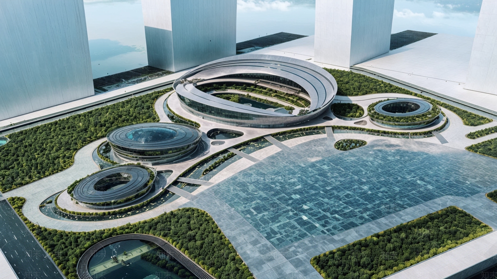 现代体育馆SU模型下载【ID:1200803779】