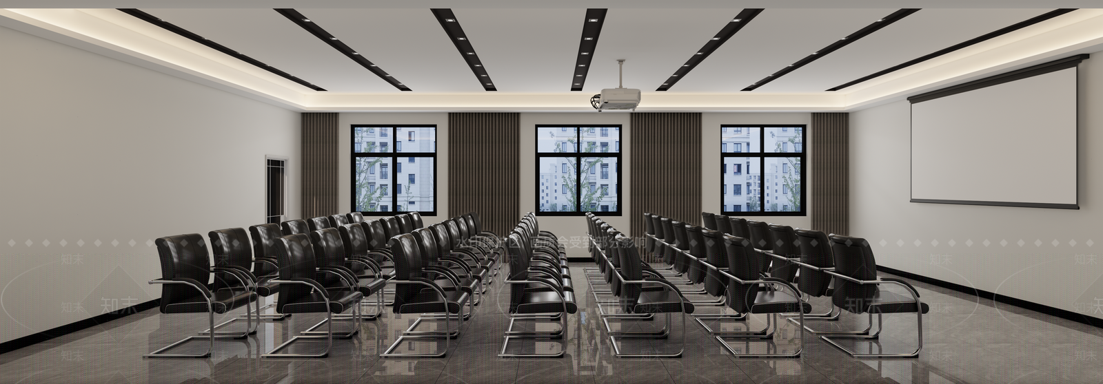 现代电影院SU模型下载【ID:1200815527】