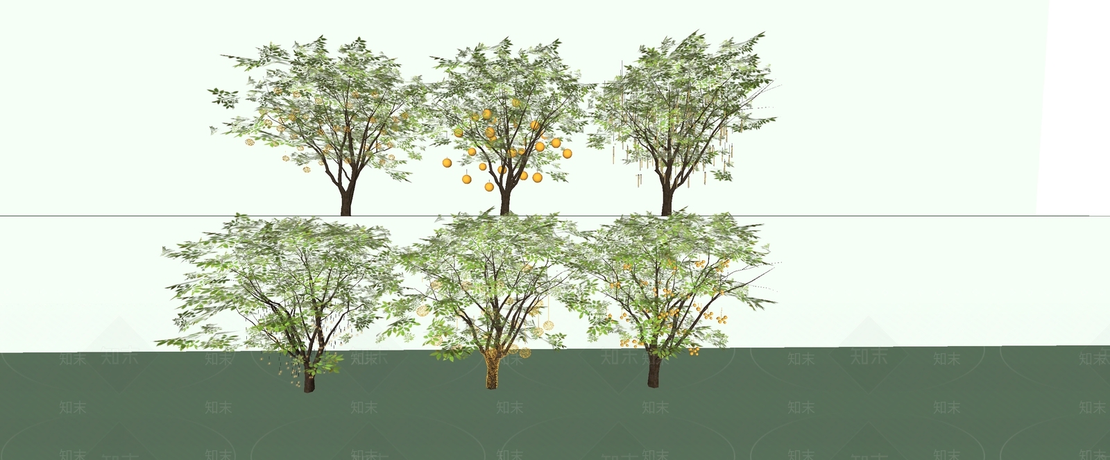 乔木SU模型下载【ID:1200815735】