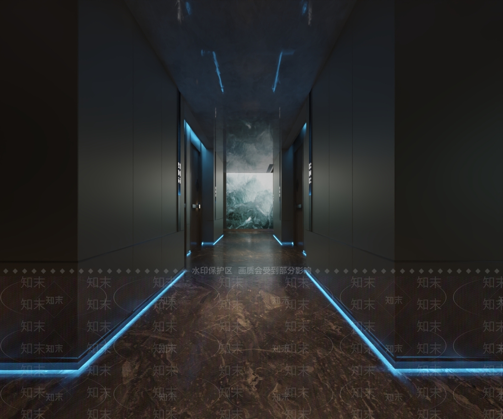 轻奢意式足浴店3D模型下载【ID:1200816983】