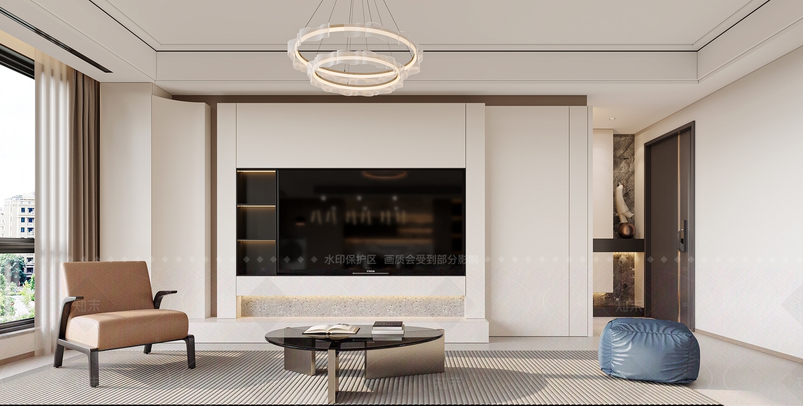 现代玄关3D模型下载【ID:1215188047】