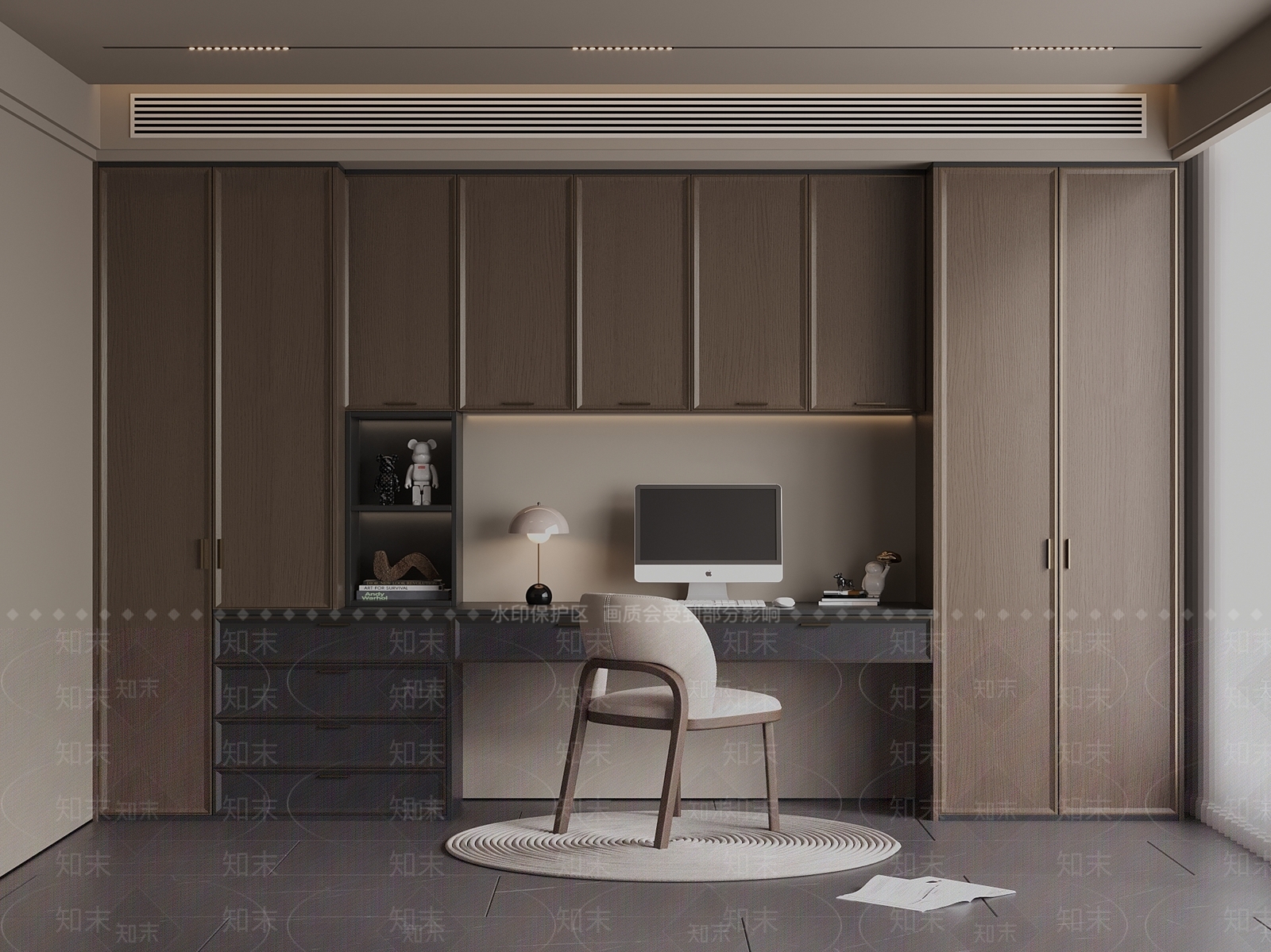 中古意式书柜SU模型下载【ID:1200817523】