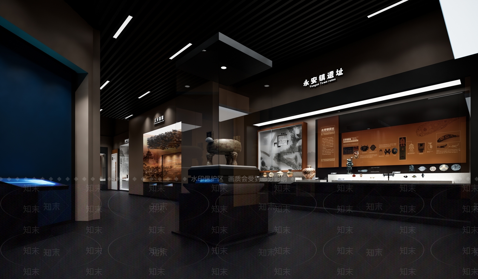 现代博物馆SU模型下载【ID:1200824263】