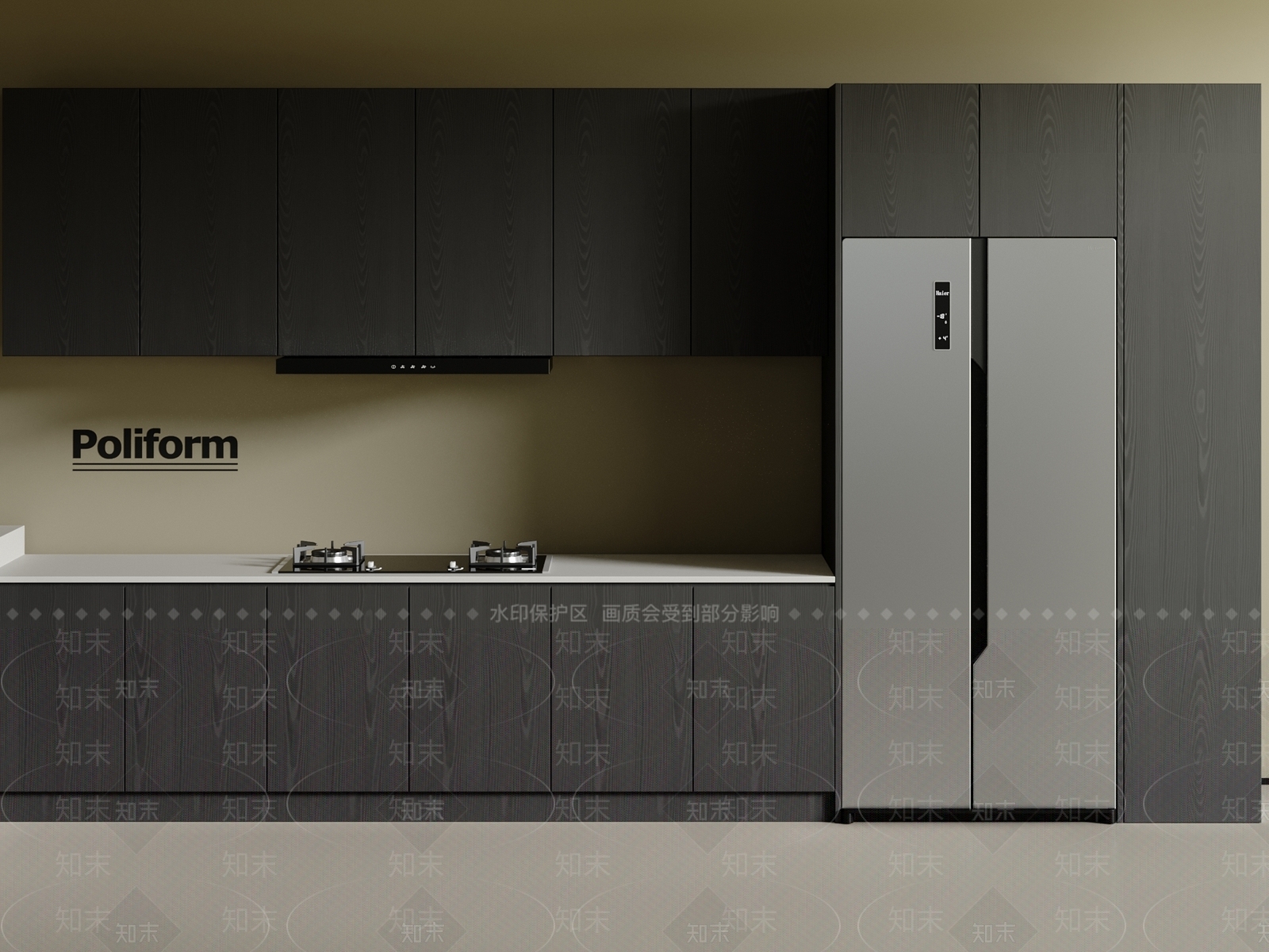 橱柜3D模型下载【ID:1200827071】