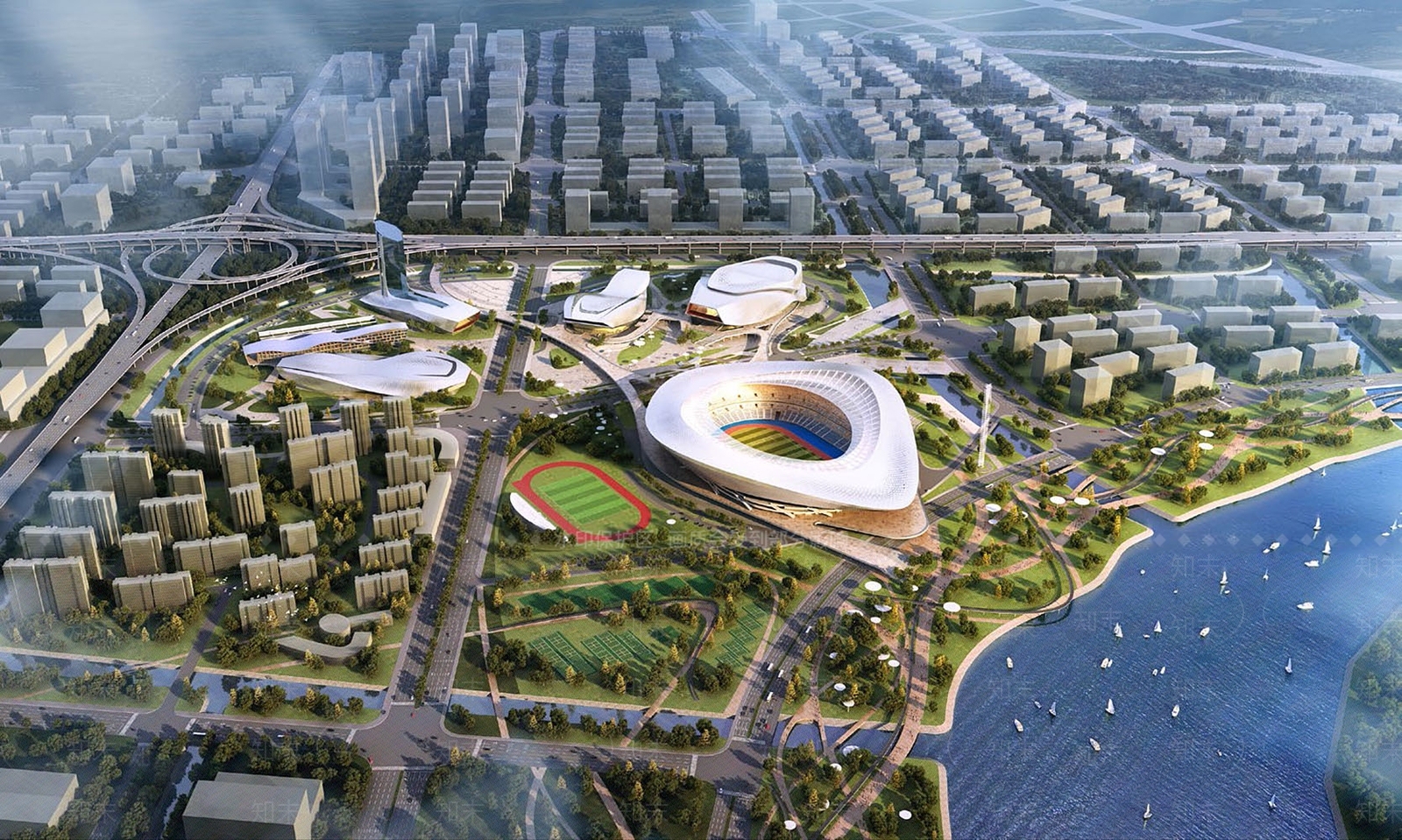 体育馆SU模型下载【ID:1200829220】