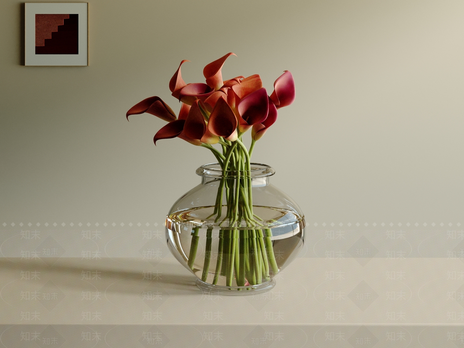 现代花瓶3D模型下载【ID:1200829652】