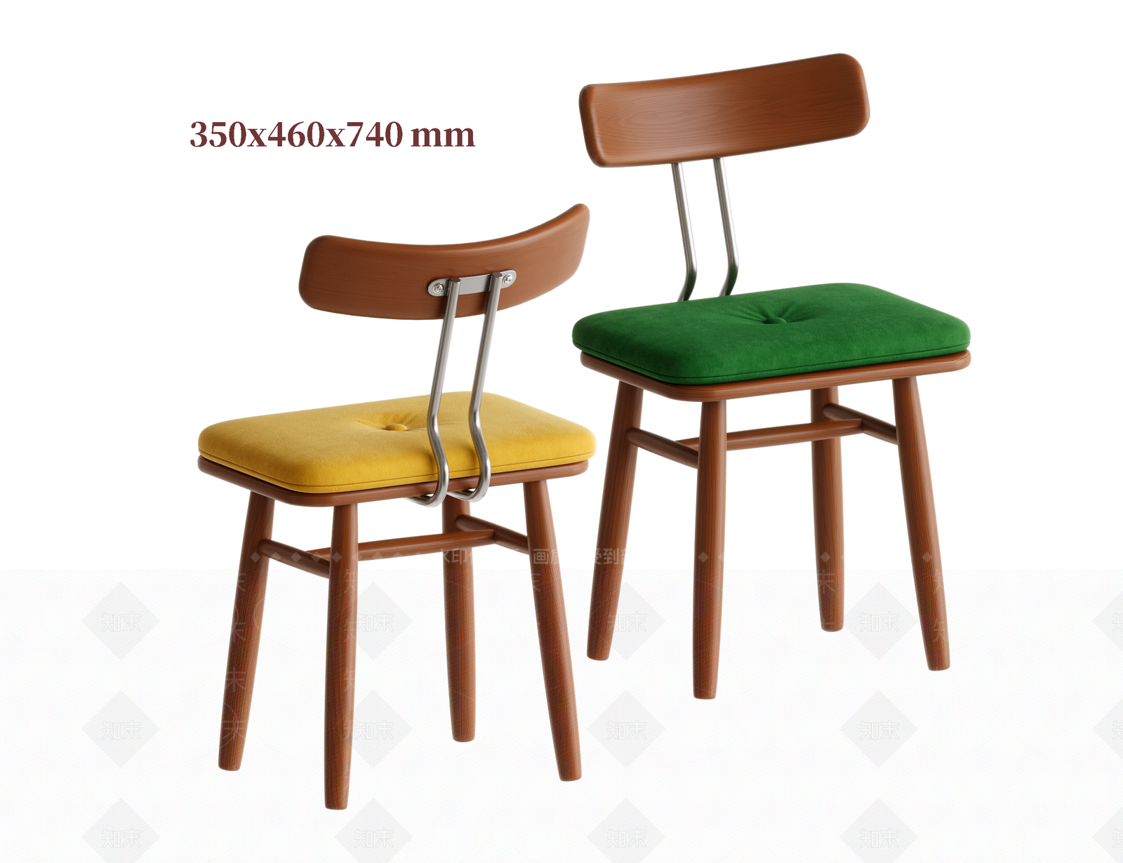 复古中古其他凳子3D模型下载【ID:1200831093】