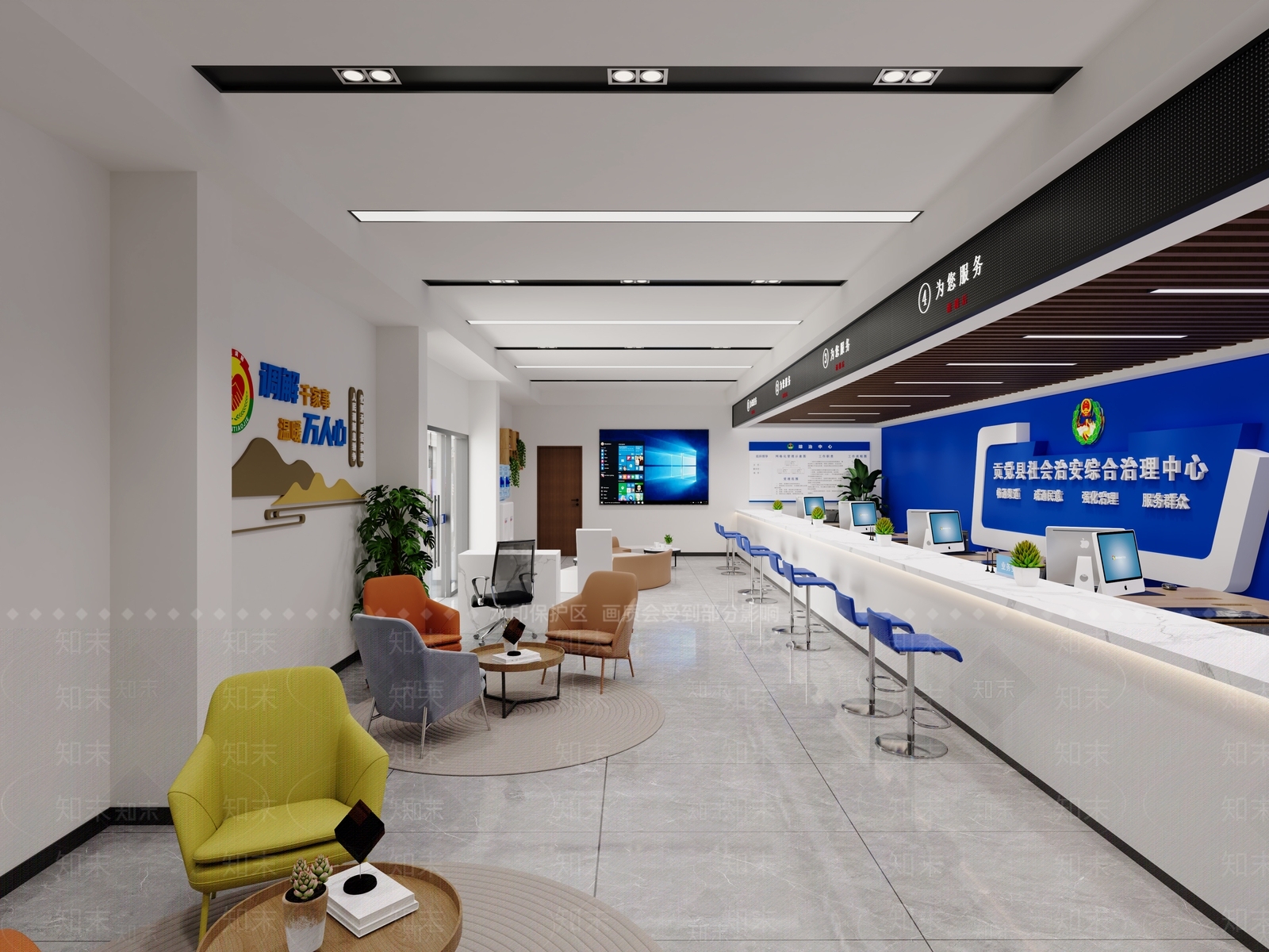 现代其他商业空间3D模型下载【ID:1200833885】