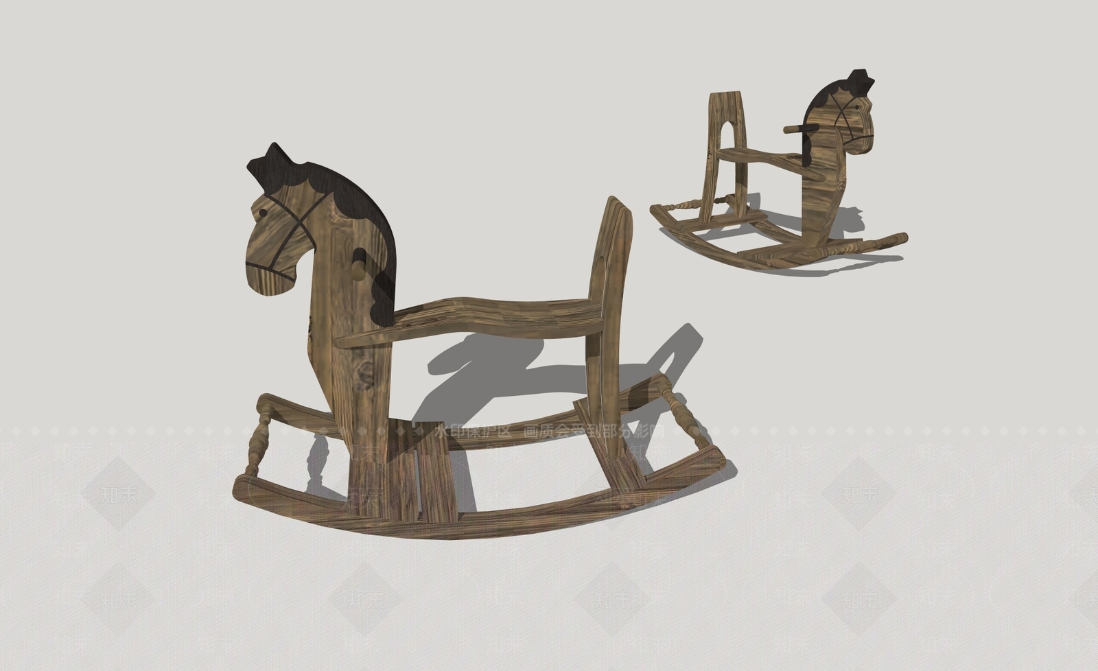 木马SU模型下载【ID:1200834060】