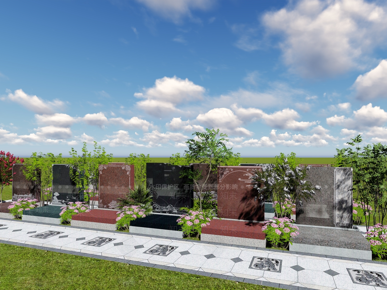 现代新中式其他景观3D模型下载【ID:1200834225】