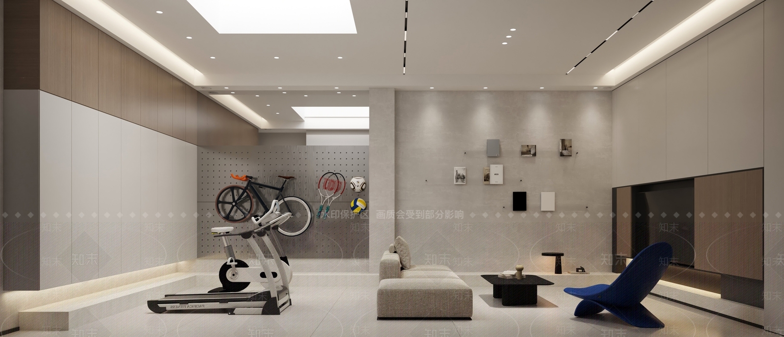 现代影音室3D模型下载【ID:1200836651】