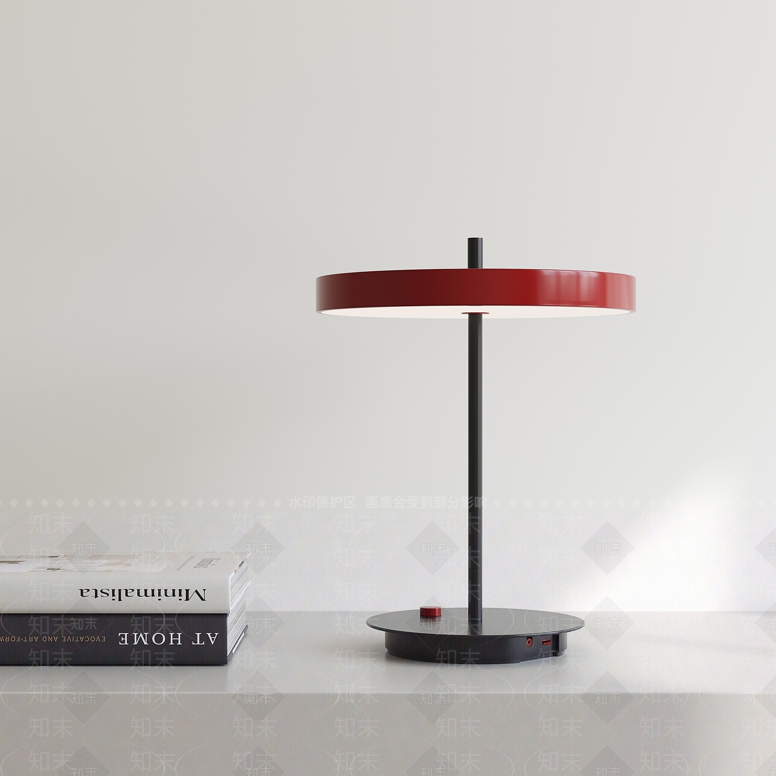 意式极简台灯SU模型下载【ID:1200838094】