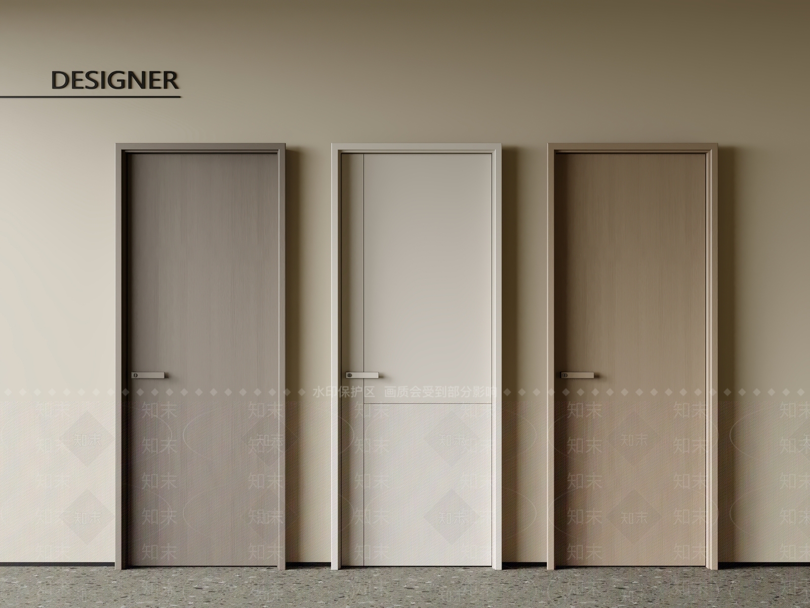 现代中古单开门3D模型下载【ID:1200841204】