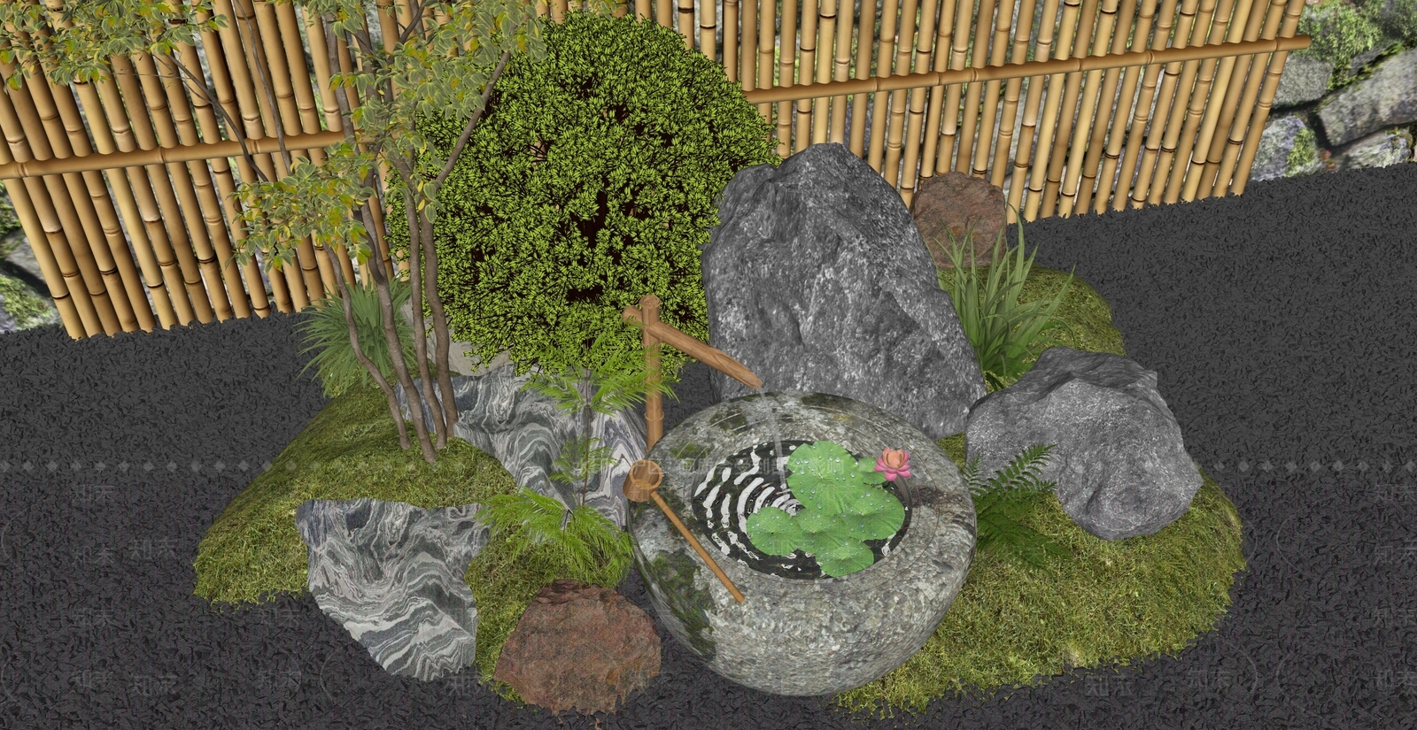 水钵SU模型下载【ID:1200842387】