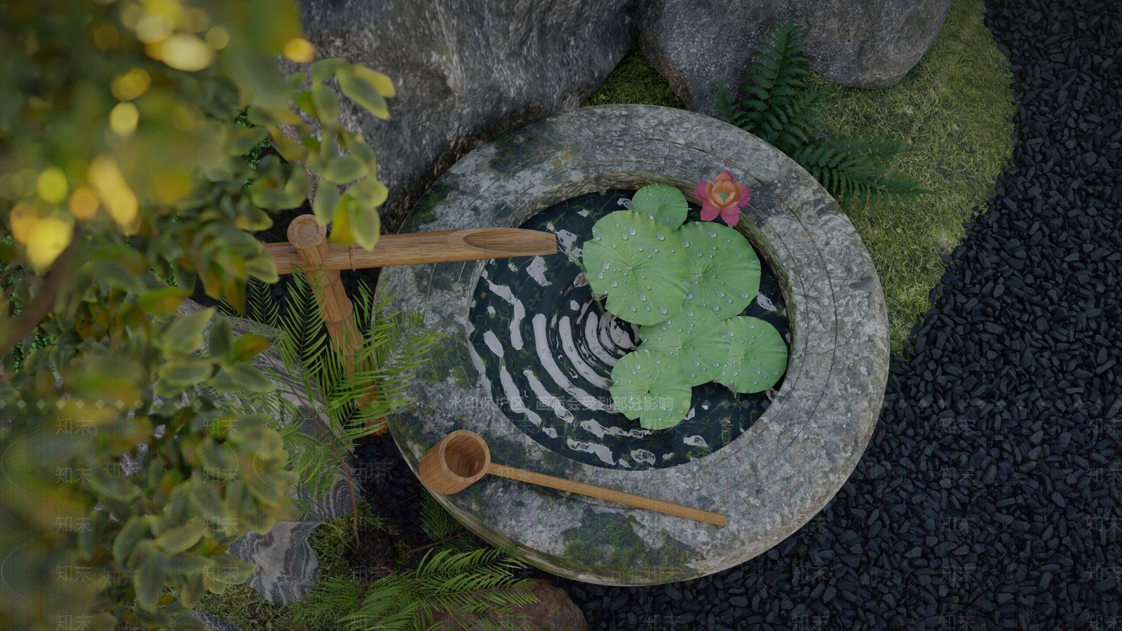水钵SU模型下载【ID:1200842387】