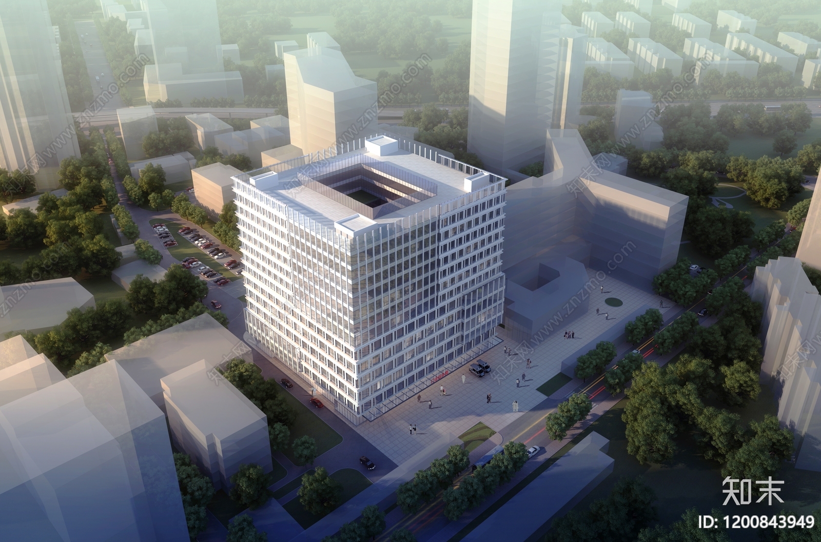 现代医院建筑施工图下载【ID:1200843949】