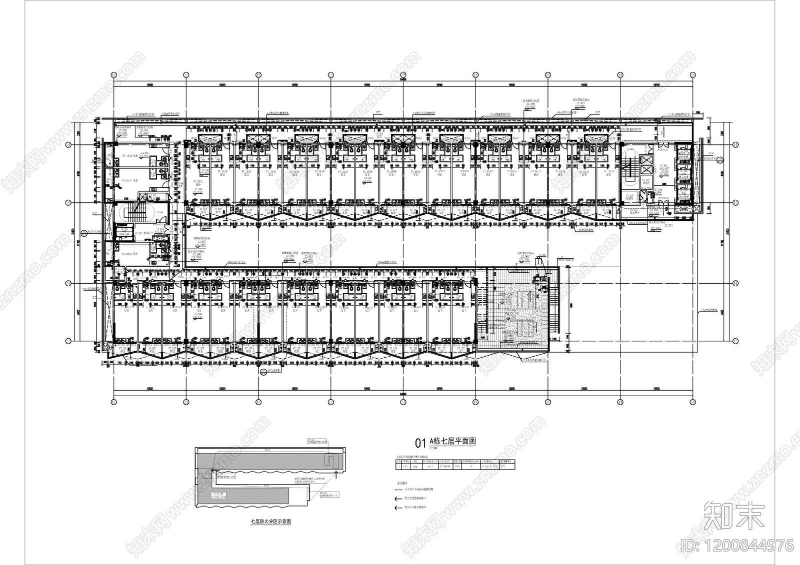 现代产业园建筑cad施工图下载【ID:1200844976】