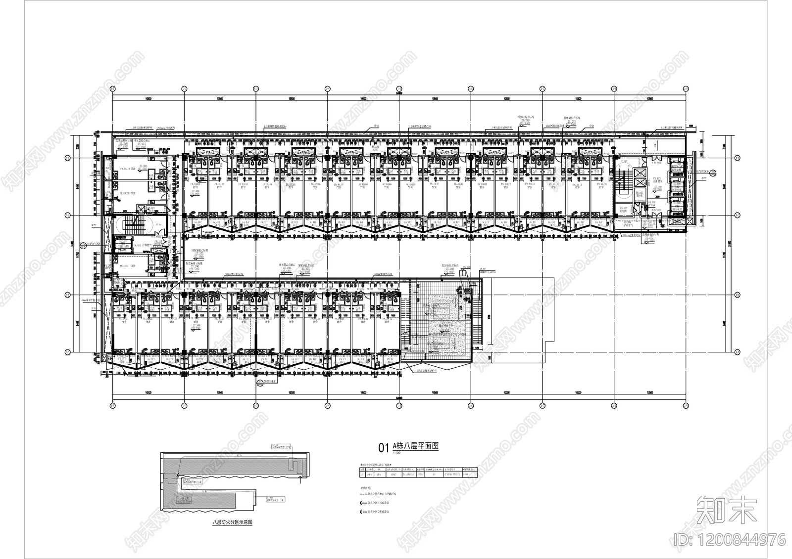 现代产业园建筑cad施工图下载【ID:1200844976】