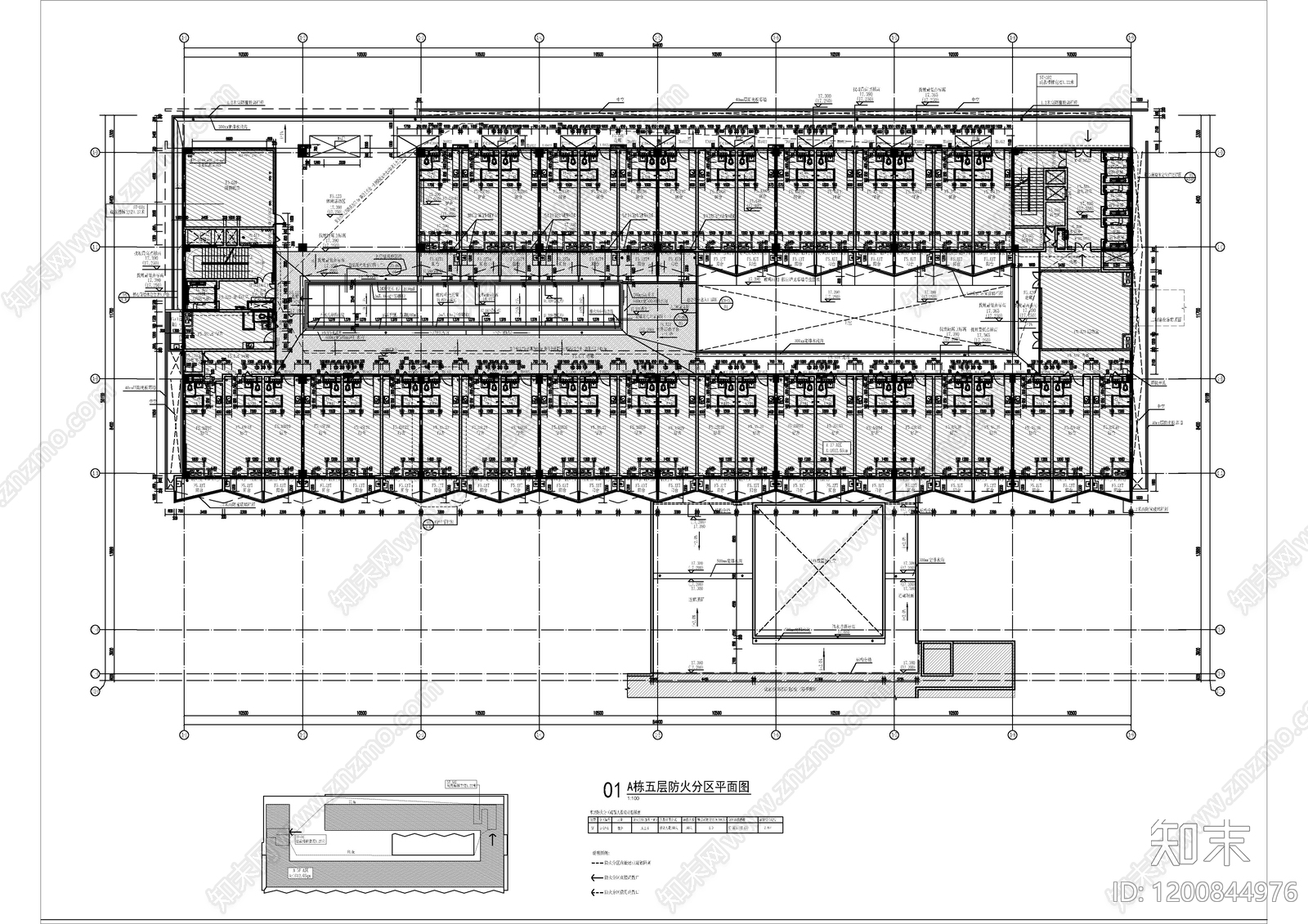 现代产业园建筑cad施工图下载【ID:1200844976】