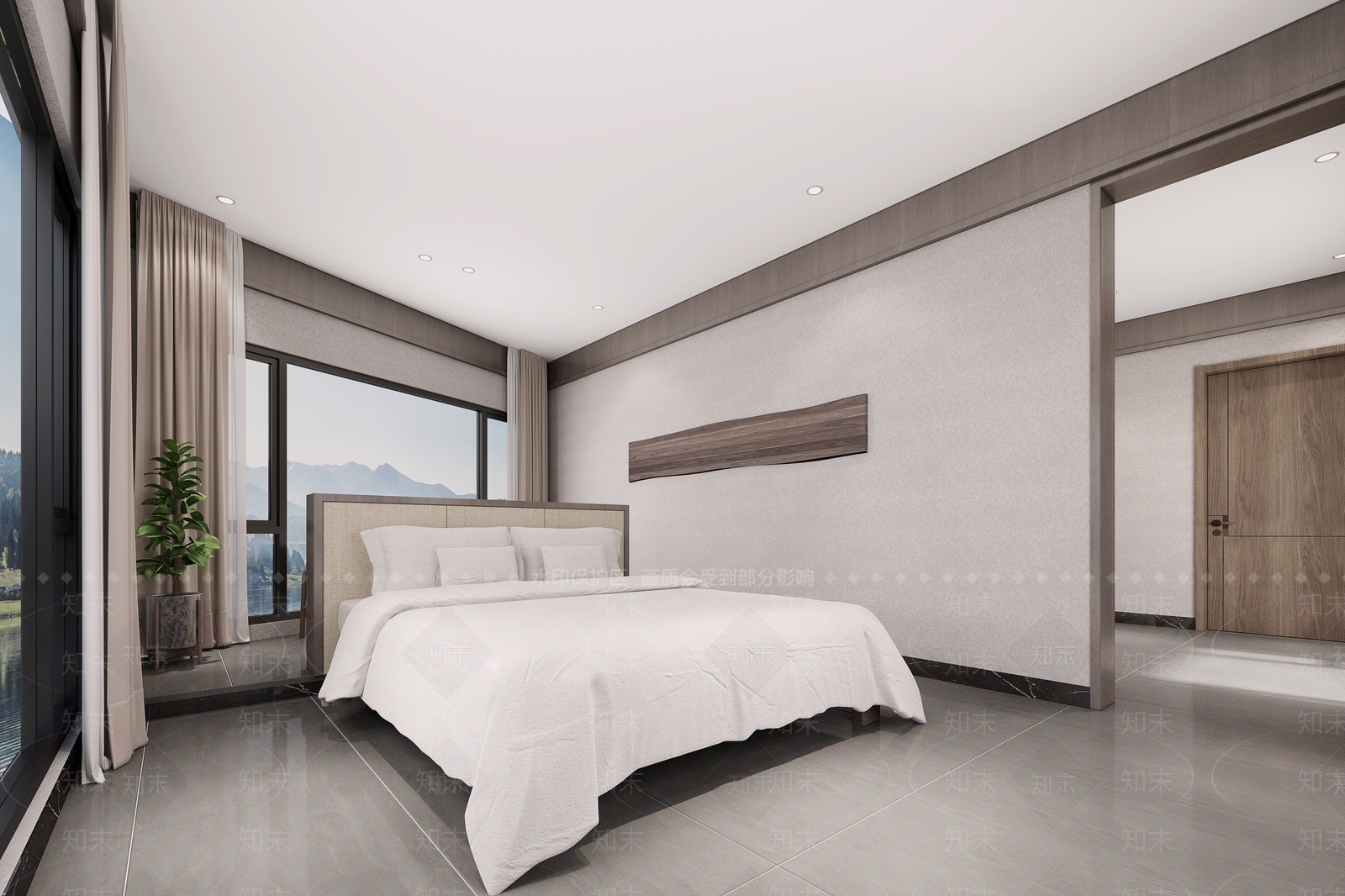 中古新中式民宿3D模型下载【ID:1200848730】