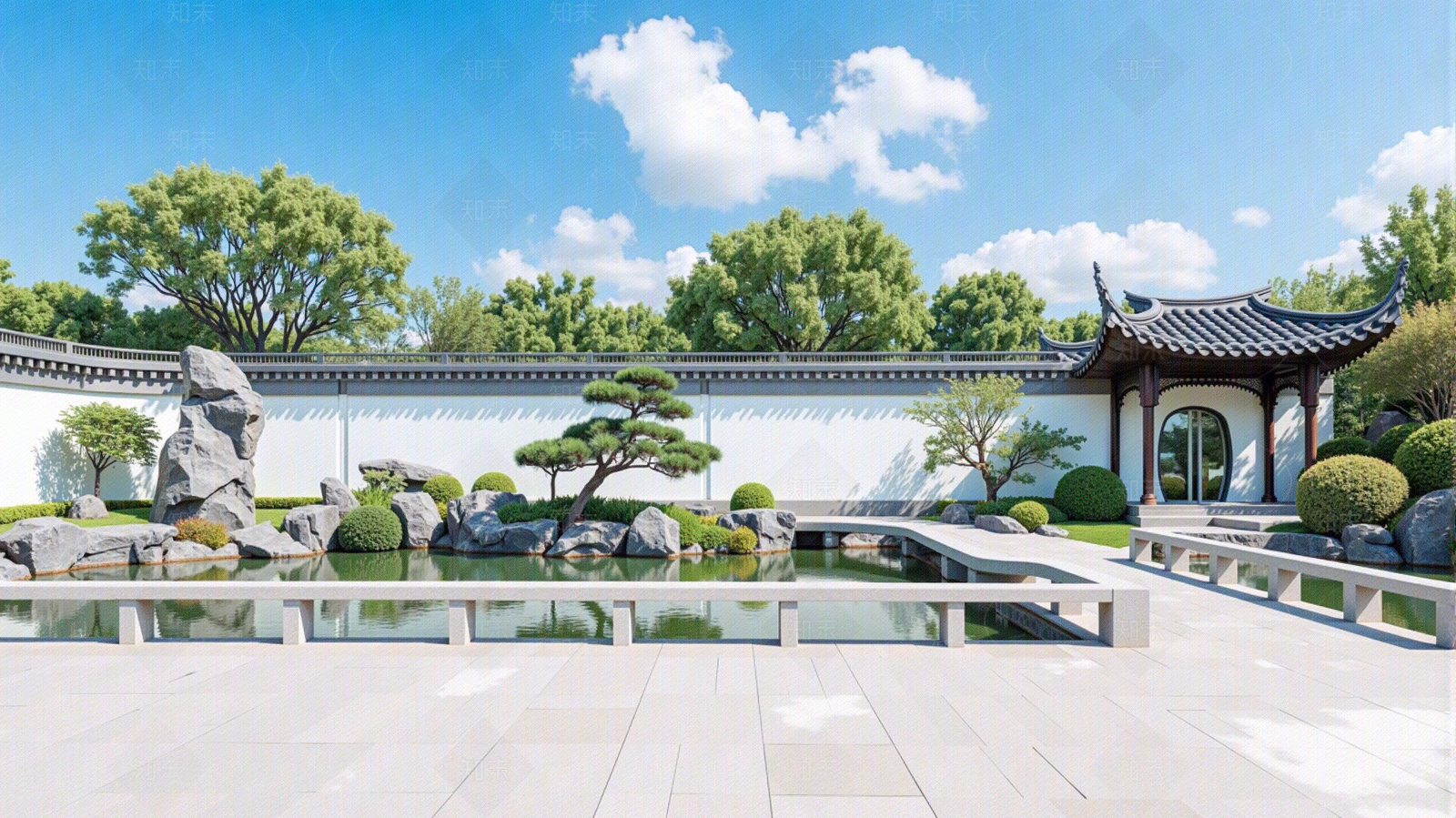 小区外景高清贴图材质