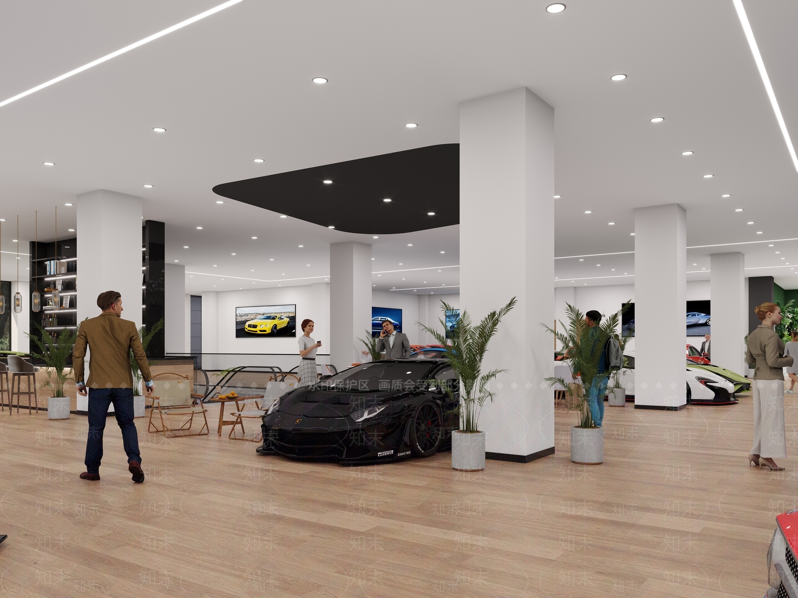 现代汽车展厅3D模型下载【ID:1200869202】