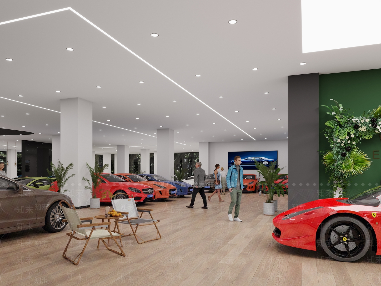 现代汽车展厅3D模型下载【ID:1200869202】